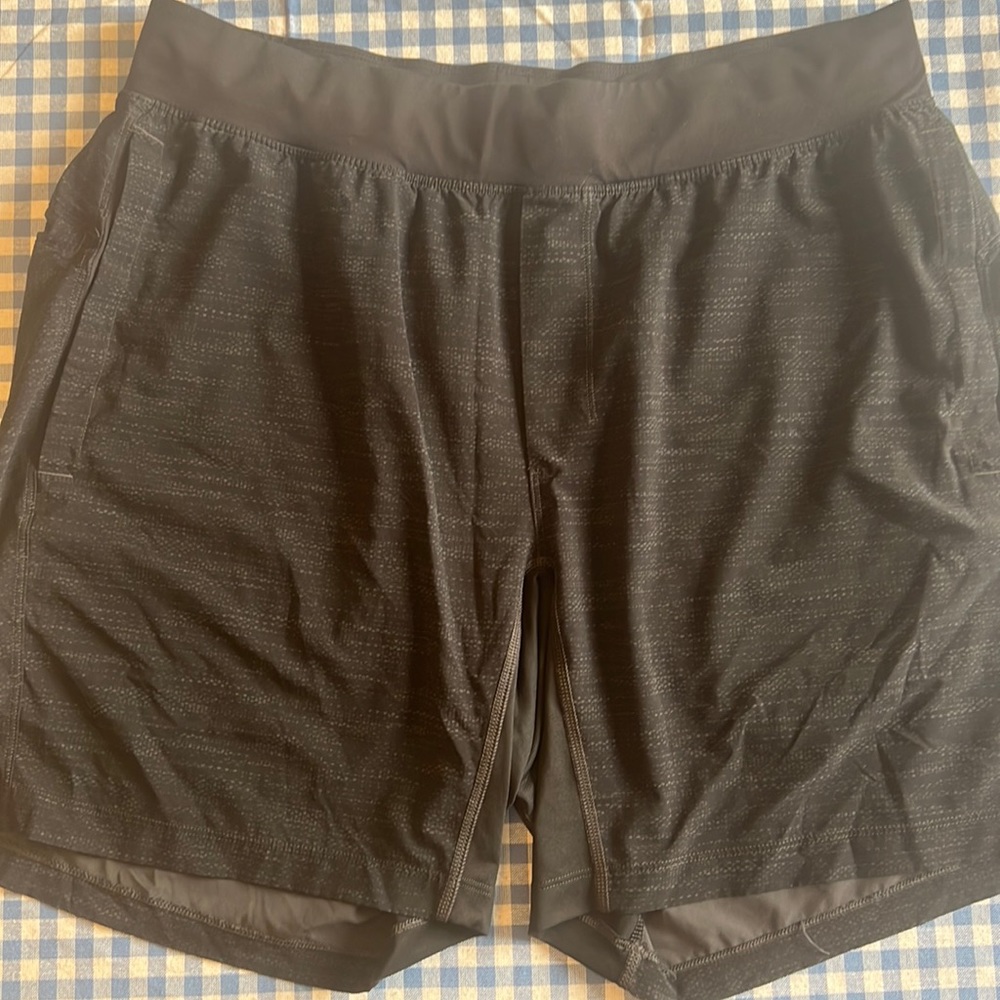 Black Lululemon Athletic Shorts